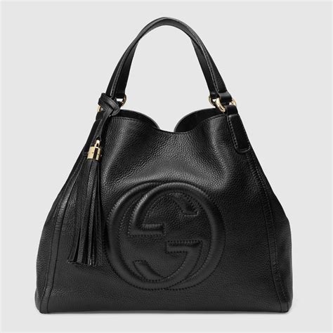 gucci oggettistica|Gucci leather shoulder bag.